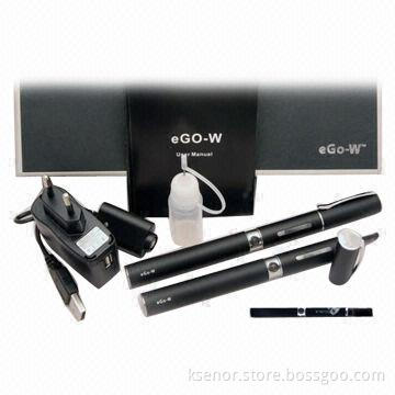 eGo-W E-cigarette Starter Kit with 650/900/1,100mAh Battery Capacity, Sized 140 x 14mm